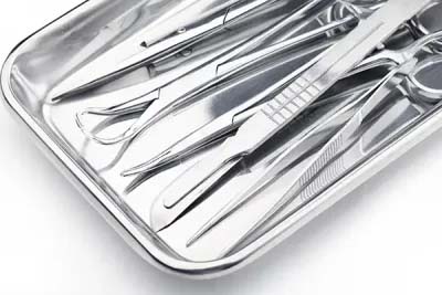 Medical Finishing Tray of medical equipment